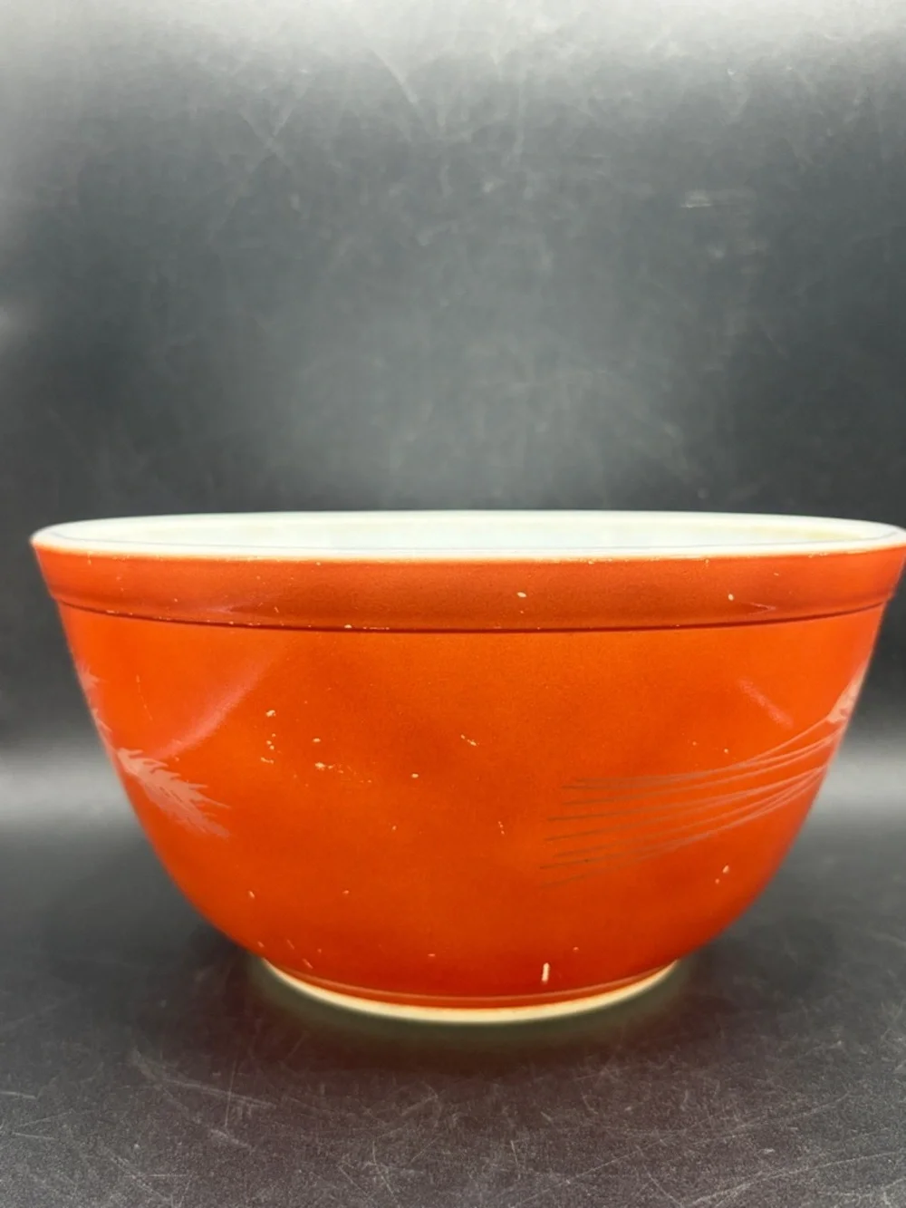 Vintage Pyrex Autumn Harvest Wheat 402 Mixing Bowl Nesting Bowl Kitchenware